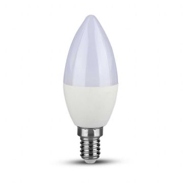 V-Tac VT-1855 LED Candle Light Bulb SMD 4.5W E14 Cool White 6400K - SKU 2142411