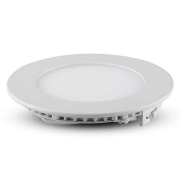V-TAC Mini Round Recessed LED Panel 18W Daylight White 4000K 1400LM 210mm sku 214861