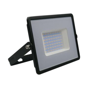 V-TAC VT-4051 50W LED floodlight E-Series super slim G2 black body cold white light 6500K IP65 - sku 215960