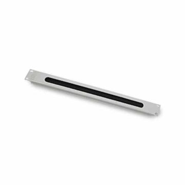 Slotted panel 1 unit with dust protection for cabinets Rack 19" Fanton 28342