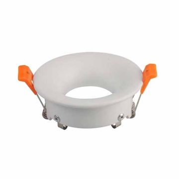 V-TAC VT-876 GU10-GU5.3 Fitting White round for Spotlights - SKU 3169