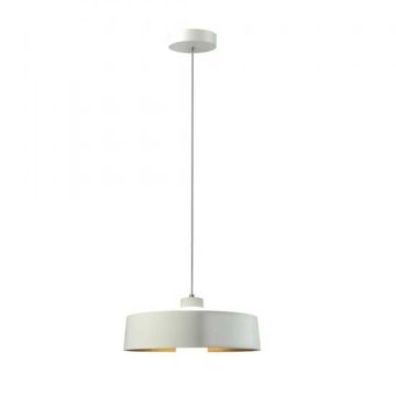 7W LED Pendant Light Acrylic 3000K Warm White 120° 400LM V-TAC White Lampshade Metal Ø340mm VT-7666 – SKU 3939