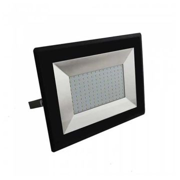 V-TAC VT-40101 100W LED floodlight ultra slim e-series day white 4000K black body IP65 - SKU 5965