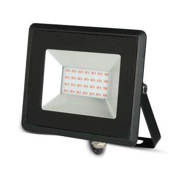 V-TAC VT-4021 led spotlight smd 20W red light E-Series ultra slim black IP65 - SKU 5992