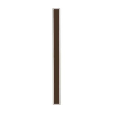 V-TAC VT-11117 led wall lamp 17w modern wall sconce - rectangular aluminum smd bar corten color 3000k 130lm/w sku 6828