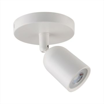 V-TAC VT-823 GU10 Wall Fitting Adjustable plastic White Body IP20 - SKU 7980