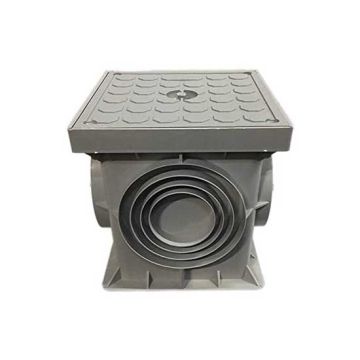 Cockpit complete with lid 20x20cm made of polypropylene FAEG - FG10400