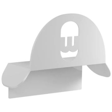 Wallbox metal wall support for HLD-W cable - white