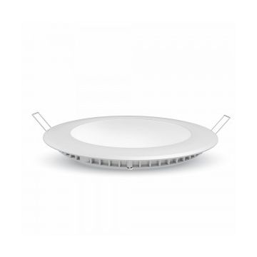V-TAC VT-1207 MINI Round Recessed LED Panel 12W + power supply 97lm/W natural white 4000K sku 214858