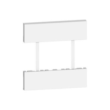 Covers BTicino LIving Now for european/american sockets 3 modules - white KW52