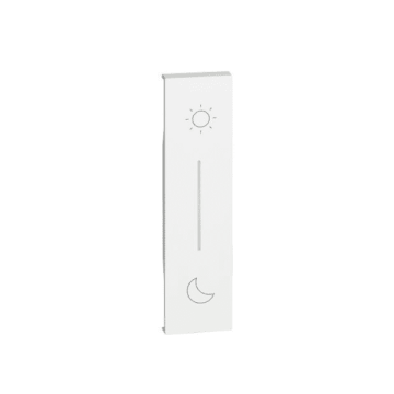 Covers BTicino Living Now lightable night/day symbol for flush-mounted wireless scenario control 1 module - white KW41