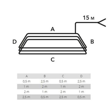 6MT Magnetic loop for metal mass detection LDC06