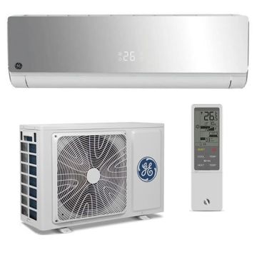 Wall-mounted single-split inverter air conditioner 9000BTU white color A++/A+ General Electric Ge Appliances Future Series Wifi Integrated smart management composed of GES-NJGW25IN-20 + GES-NJG25OUT-20