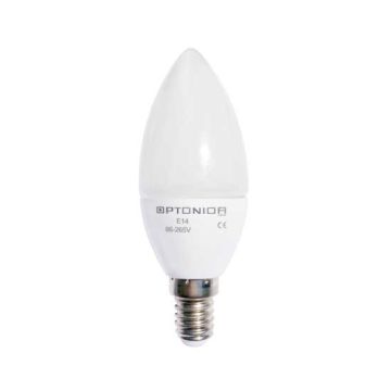 Led bulb candle e14 6w 220v smd 480lm Cold White 6000K