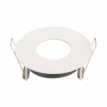 GU10 Fitting Aluminum Matt Round White for Spotlights - 3611