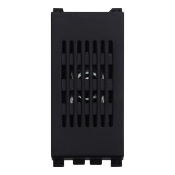 ETTROIT Buzzer 1 module 220V 6A Black Color Compatible With Vimar Arke - VA1501