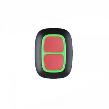 Ajax DoubleButton Jeweller Wireless Security Button, Black 38102.79.BL1