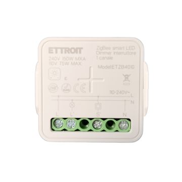 ETTROIT 1-Channel 150W Smart Zigbee Dimmer Switch Micromodule Flush Mount ETZB4010