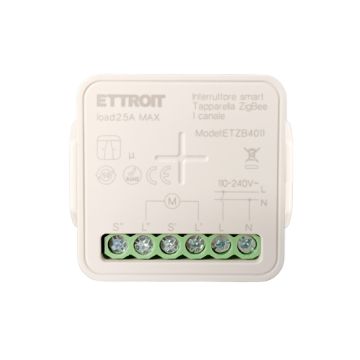 ETTROIT Zigbee 1-Channel 2.5A Smart Roller Shutter Switch Micromodule for Flush-Mounted Curtains ETZB4011