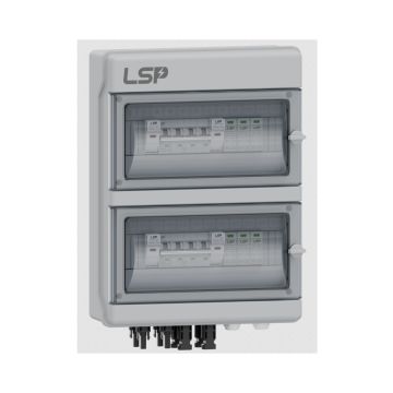 V-TAC DC field panel with 2 Strings and 2 MPPT 1000VDC 16A IP65 switchboard 18 LSP modules - 11951