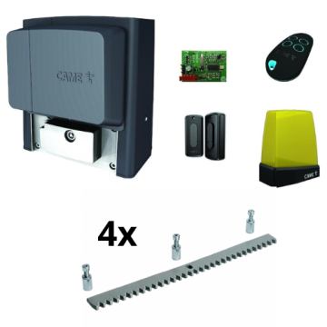 Came U2313 BX-78 Kit sliding gate 800KG 220V + 4M Galvanized Rack