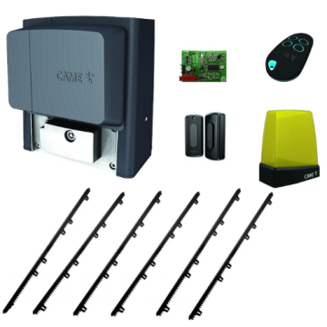 CAME Sliding gate automation kit U2313 BX-78 800KG 230V + 6M Nylon rack