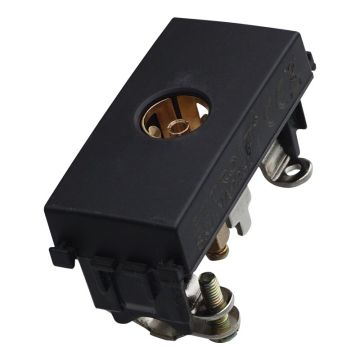 ETTROIT Female TV connector black color, compatible with VIMAR Arke - VA2251