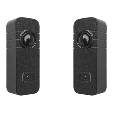 Synchronised mini-version infrared photocell suface wall-mount for gates/doors 12-24V 20M IP54 Nologo ZOOM-Z5E